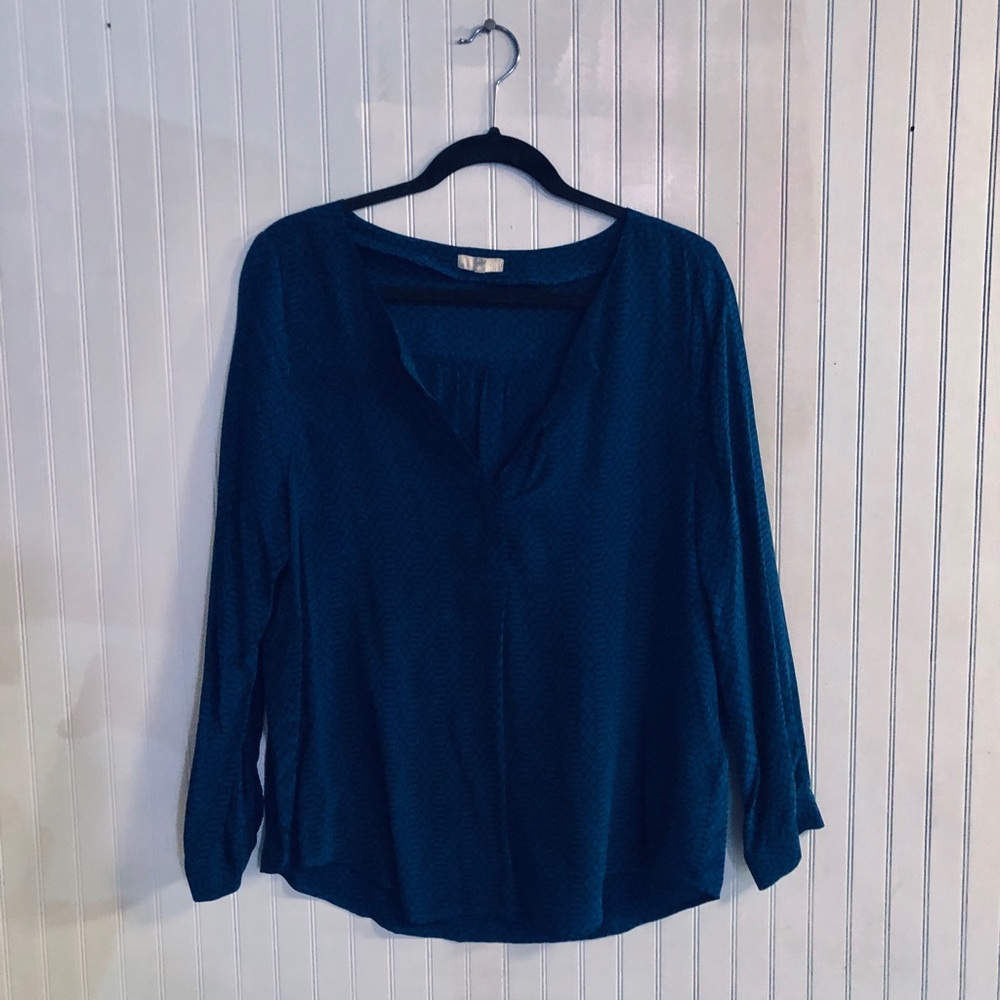 Joie silk blouse size large